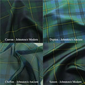 Fabric Panel, Choice of 4 Materials, Any Johnston/e Tartan